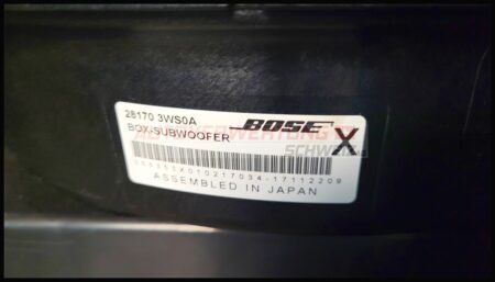 281703WS0A SUBWOOFER NISSAN RENAULT  BOX